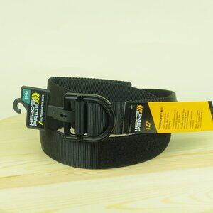 Hero's Pride 1.5" Tactical Duty Belt Mens L 36-48 Black Nylon Web New